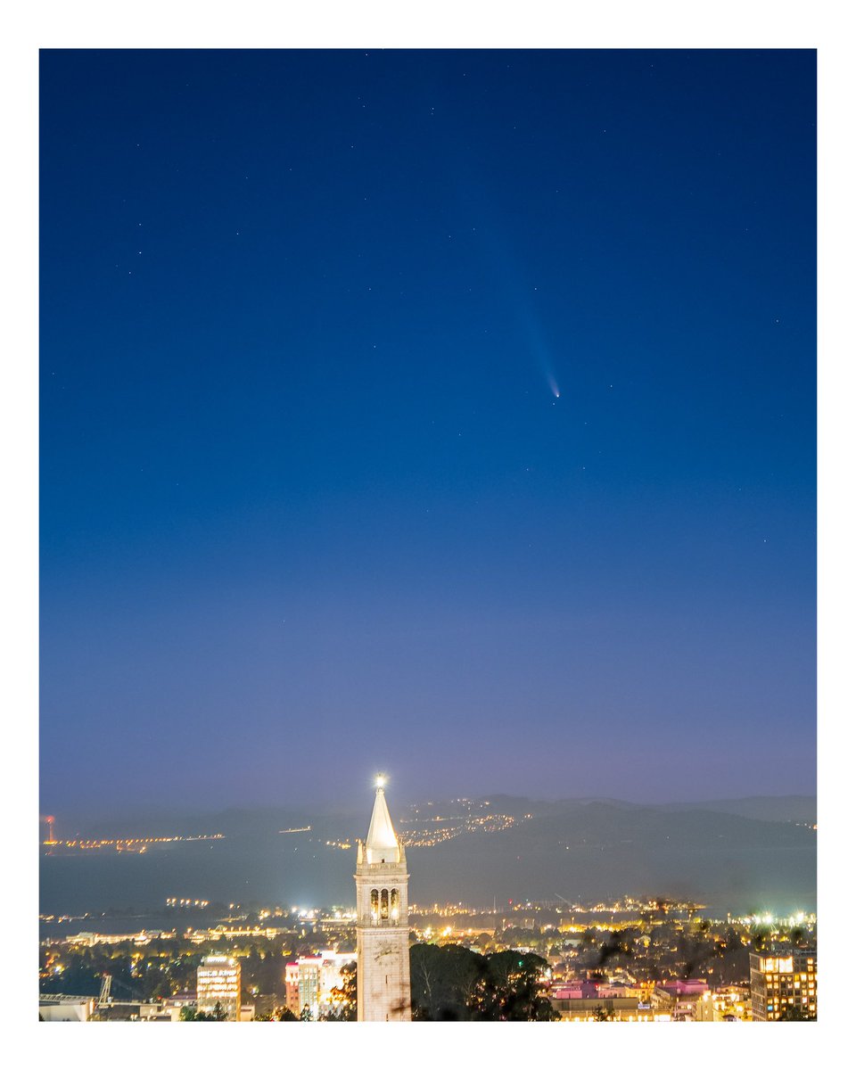 gankp's tweet photo. Farewell — Comet c/2023 A3!
As we wrap up October, it’s time to say goodbye to Comet Tsuchinshan Atlas, which lit up California sky. @earthskyscience @ThePhotoHour https://t.co/dJgyr8H1ZW