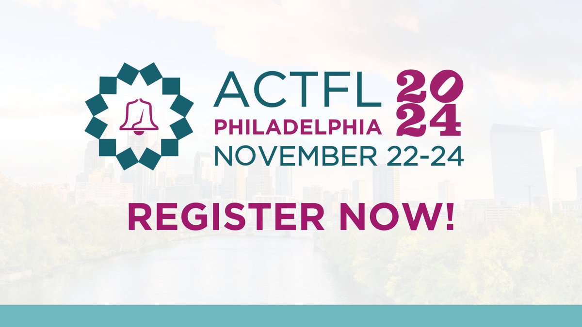 🚨 ADVANCE REGISTRATION FOR #ACTFL24 ENDS IN 3 DAYS (10/30)! 🚨 Don't miss out and SAVE NOW: xpressreg.net/register/ACTF1…