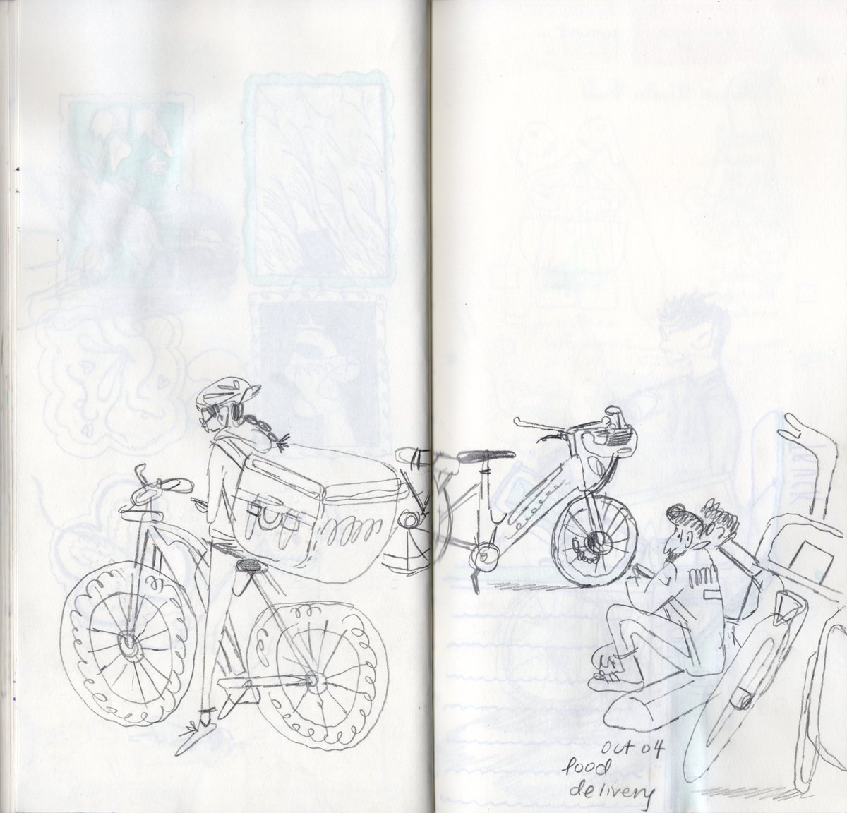 misc sketchbook scans