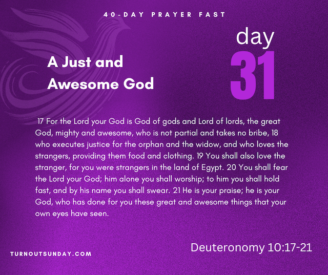 williamsskinner's tweet photo. Day 31 - A Just and Awesome God | Deuteronomy 10:17-21
Visit https://t.co/wgYY7mSiWT to download the Prayer Guide and join us in prayer for our Nation. #PrayFastVote #40DayPrayerFast2024 https://t.co/Lnh9JqRYpq