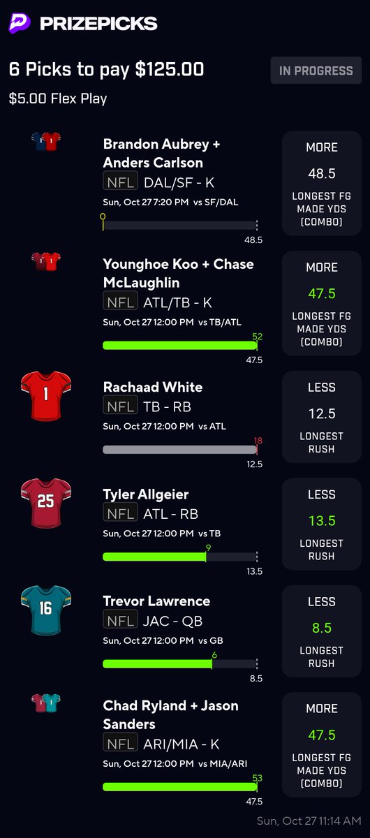 c_lip_7's tweet photo. @PrizePicks when did Rachaad have a rush of 18 yards? Every box score i've see has it as an 18 yard reception. https://t.co/NYJHsn2bsX