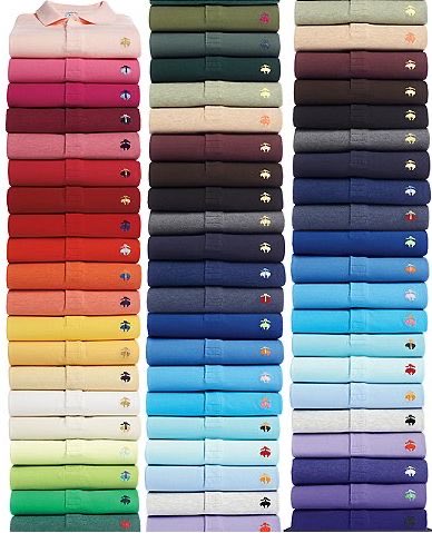 DealSled's tweet photo. One of the coolest things Brooks Brothers did in somewhat recent times was sell this set of 44 polos for $2000 with one click, I wish they would bring this back https://t.co/5dz2dPU7uu
