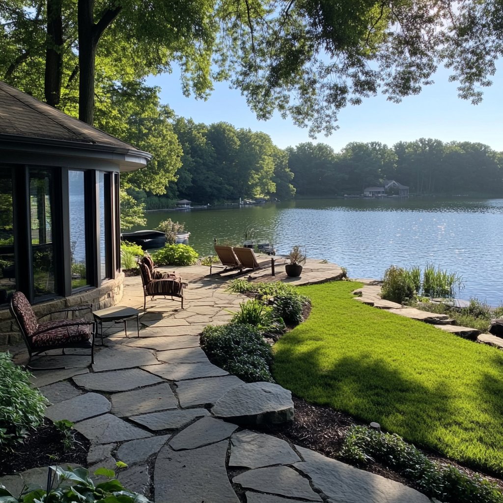 Stephenwycoff's tweet photo. Serene lakeside mornings ๐ฟโ๏ธ How would you enjoy this beautiful view? Share your thoughts! #LakesideDream #NatureLovers https://t.co/jz2qO7eWvw