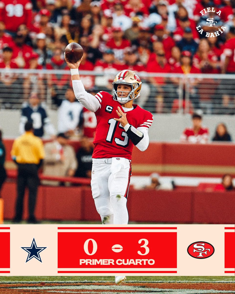 49ersESP's tweet image. Tres cuartos más esta noche.

#DALvsSF x #FTTB