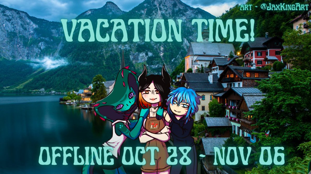 Hey y'all! This cow is going on vacation with her wife and visiting her boyfriend! So, there won't be any streams for a bit! I'll be sure to keep y'all updated on when the streams will start back up! Don't forget me, pwease😭