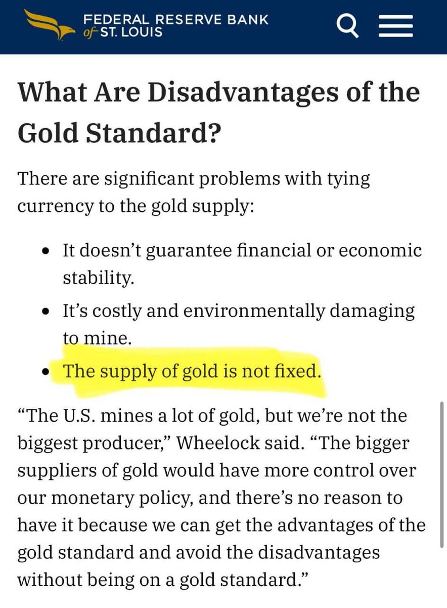 martypartymusic's tweet image. US Fed publishes this piece on disadvantages of Gold. 👀 @PeterSchiff whats going on?