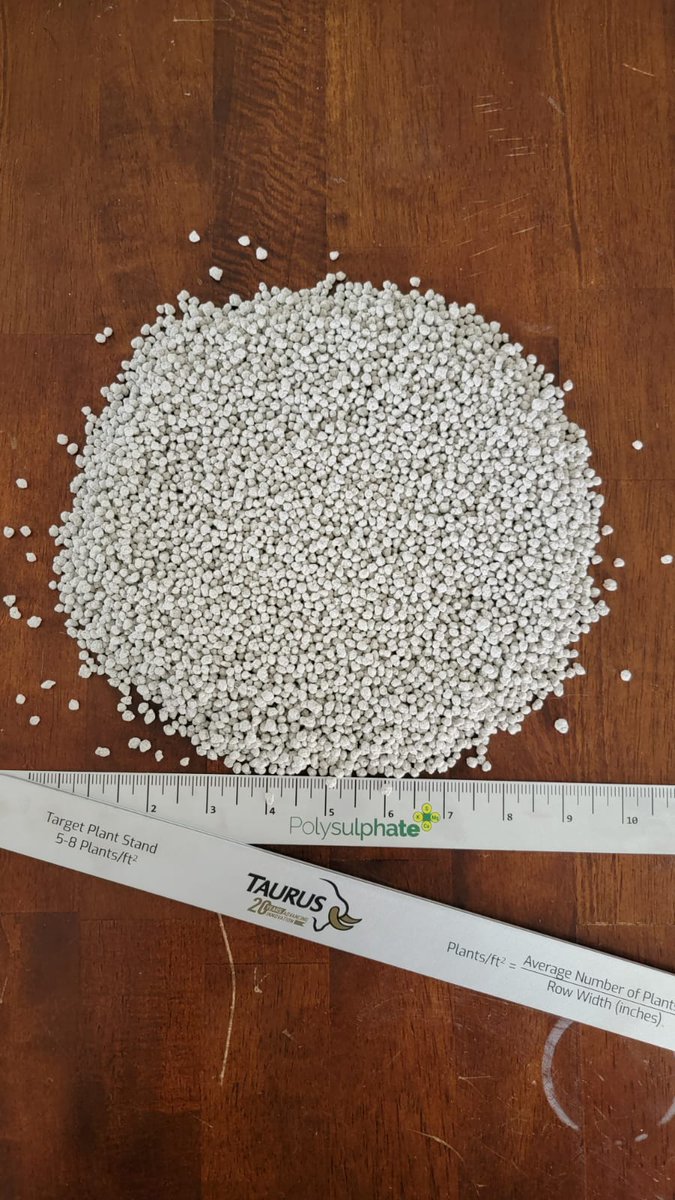 Potassium doesn't have to be Potash and it doesn't have to be jagged!  Logistics with 0-60 day release. All Sulphate with your Potassium.

0-0-13-18.....

Oh and seed safe!