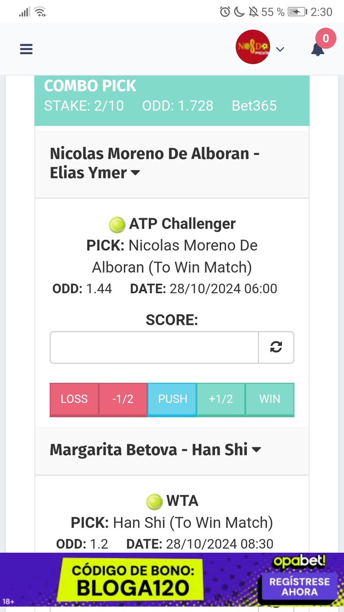 NO8DO_'s tweet photo. 🎾CH SEUL + WTA HONG KONG
▶️Moreno + Han Shi 1,72@
💰Stake 2 https://t.co/zQkktPesQe