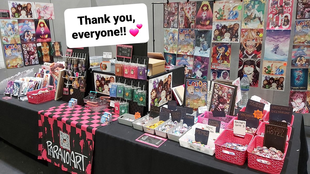 That's a wrap on MCM Comic Con London! Thank you so much to everyone who came by to help make this one of my best shows yet! Can't wait to see you again next year 💕
For now, I'm entering an early hibernation, goodnight O|<
