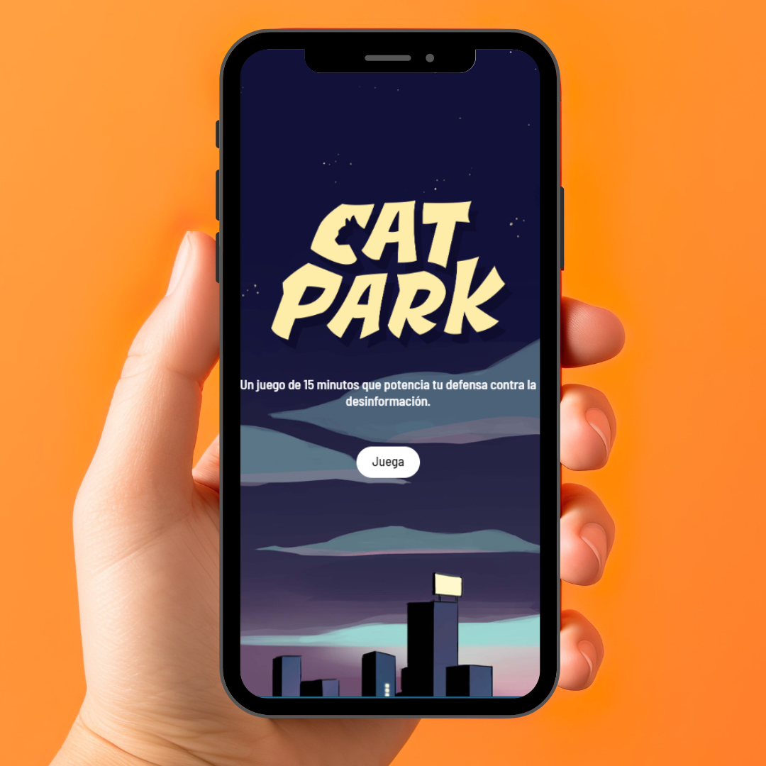 ¿Tienes 15 minutos? ¡Juega #CatPark y aprende a identificar la desinformación! Este juego en línea te enseña formas comunes de manipulación que encuentras en el mundo digital.
📲Inicia aquí: catpark.game/es/

Desarrollado por <a href="/TheGEC/">Global Engagement Center</a>, <a href="/tilt_co/">Tilt</a>, <a href="/Cambridge_Uni/">Cambridge University</a> y <a href="/CSDMLab/">CSDMLab</a>