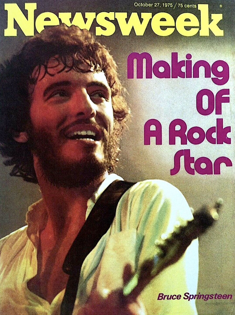 On October 27, 1975, Bruce Springsteen appeared on both covers of TIME and Newsweek