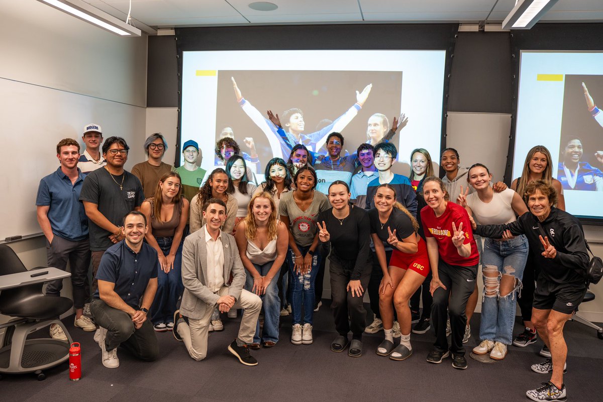 <a href="/USCAnnenberg/">USC Annenberg</a> <a href="/USC_Athletics/">USC Trojans</a> <a href="/USC_Track_Field/">USC Track & Field / XC</a> <a href="/byfernandoh/">Fernando Hurtado</a> <a href="/angelcitysports/">Angel City Sports</a> <a href="/TeamEzra05/">Ezra Frech</a> Thank you to the 🐐, Cheryl Miller, for speaking to our <a href="/USCAnnenberg/">USC Annenberg</a> class

Great to have <a href="/CoachLindsayG/">Lindsay Gottlieb</a> and so many of her <a href="/USCWBB/">USC Women's Basketball</a> players in the audience to support Cheryl ✌️

@DominiqueOnu