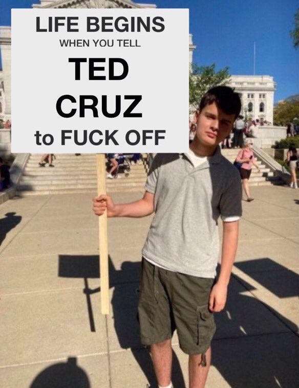 An_Enemy_Within's tweet photo. @tedcruz FUCK YOU TED CRUZ. 

EVERYTHING YOU STAND FOR https://t.co/NTxhMIENJa