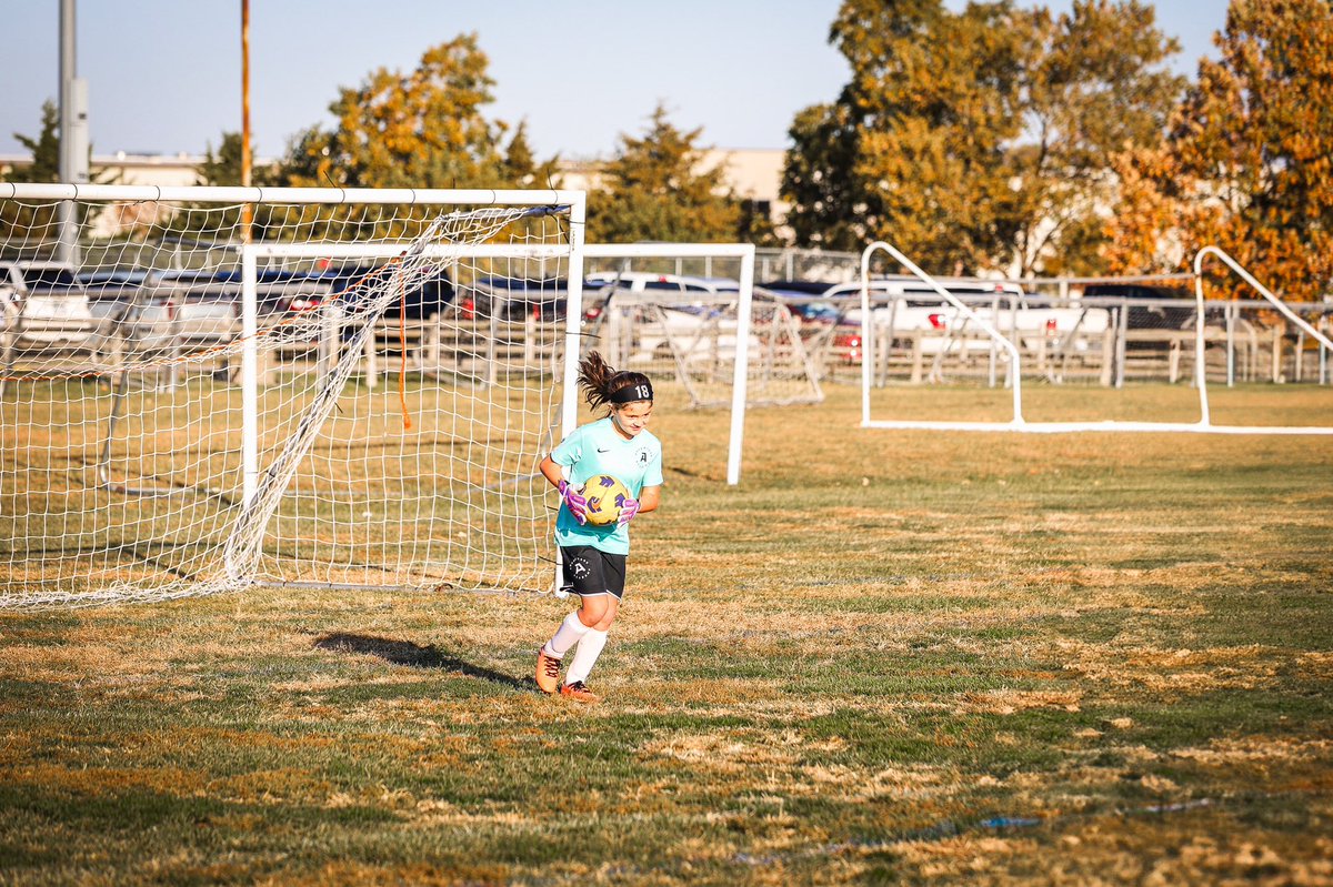 AKTraxson's tweet photo. I am so proud of my fearless girl for stepping into the goal this season and crushing it at her first soccer tournament! Watching her dive for every save and give her all has me in awe. Here’s to many more goals defended and dreams chased! I love you, Z! #ProudMom #ShesAKeeper https://t.co/04vGJFhIpT