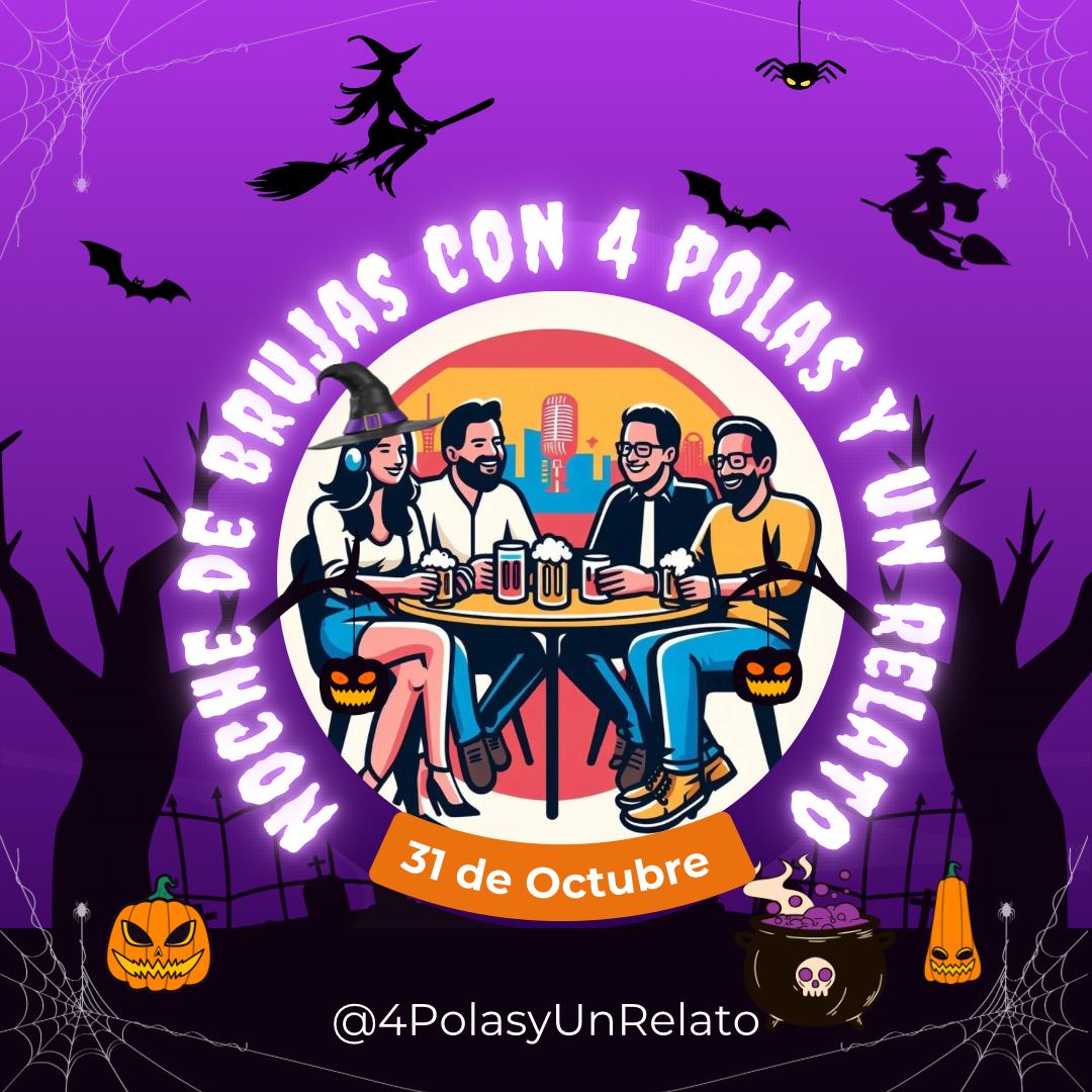 4PolasyUnRelato's tweet photo. 🔮 ¡Nuevo episodio de 4 Polas y Un Relato! 🍻✨ ¿Listo para descubrir los secretos de la brujería? En este especial, nos adentramos en siglos de misterio y folclore: desde la caza de brujas en la Europa medieval hasta las leyendas más inquietantes de Colombia. El próximo 31/10/24 https://t.co/mkcRggYosk