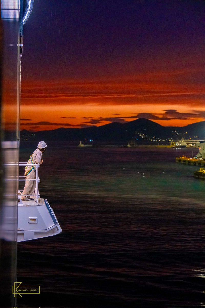 KOSTASPHOTOS's tweet photo. Seafarer looking at sunset sky https://t.co/rWdVdPSLAm