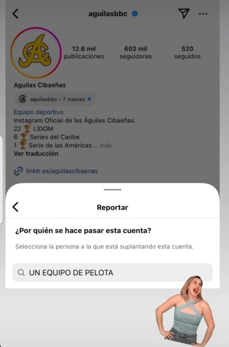 Reporte esta cuenta...