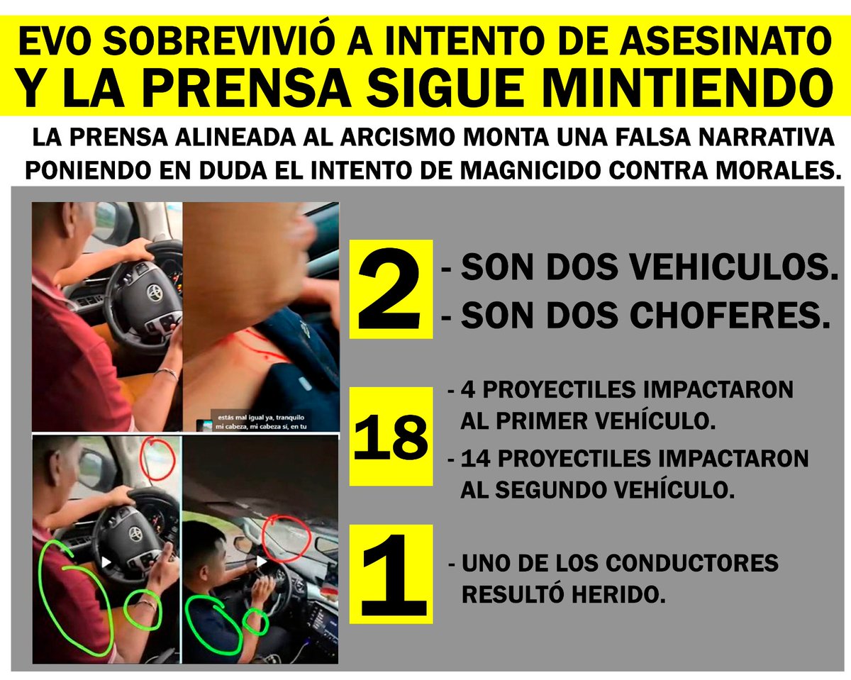 #AtentadoContraEvo <a href="/evoespueblo/">Evo Morales Ayma</a>