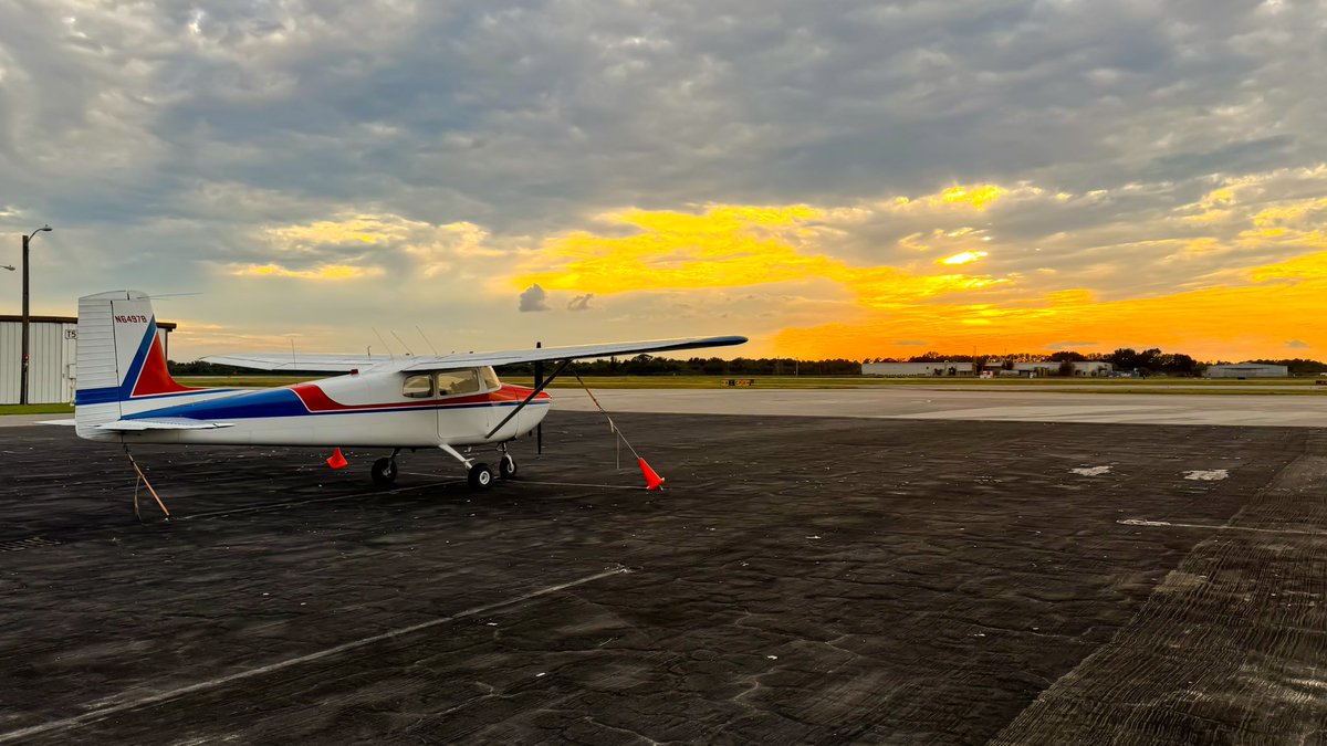 Nice Sunday evening on the Space Coast for a bit of flying ✈️ #avgeek