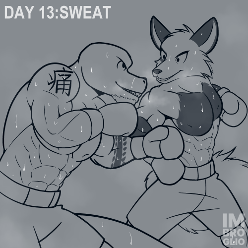 imbroglio_24's tweet photo. #FightoberDay 13 - Sweat feat
@KnockOutLizard 
and
@omegafolf 
#fightober2024 https://t.co/r4patCkQ8d