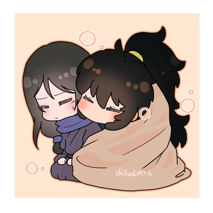 権一真「さむい」引玉「……」ぬくぬく#TGCF  #权引 
