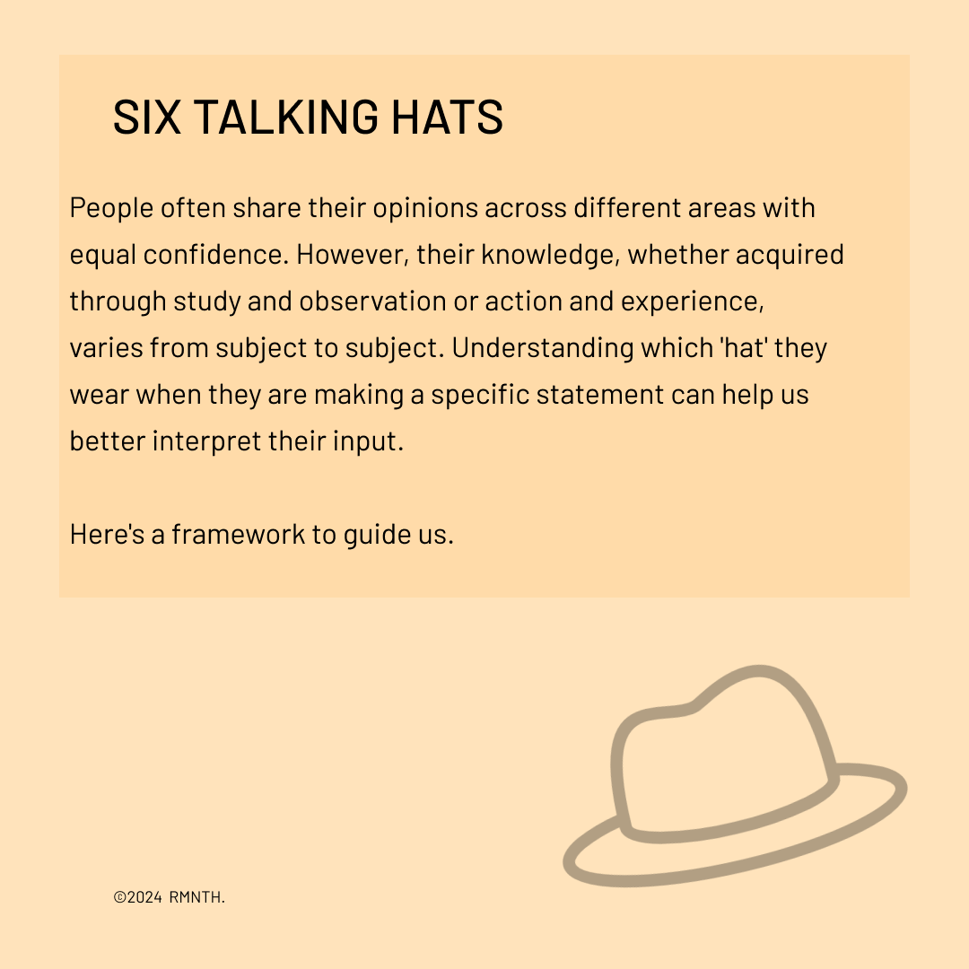 Ramnath (@rmnth) on Twitter photo A big question I face in my line of work is how to evaluate different points of view fairly.
🎩 Here's a framework that I've found super useful.
⚠️ Someone can be a battle-tested veteran one moment, and a fleeting commentator the next.
Thanks, <a href="/krayker/">Karunakar Rayker</a> for the design.
1/n A big question I face in my line of work is how to evaluate different points of view fairly.
🎩 Here's a framework that I've found super useful.
⚠️ Someone can be a battle-tested veteran one moment, and a fleeting commentator the next.
Thanks, <a href="/krayker/">Karunakar Rayker</a> for the design.
1/n