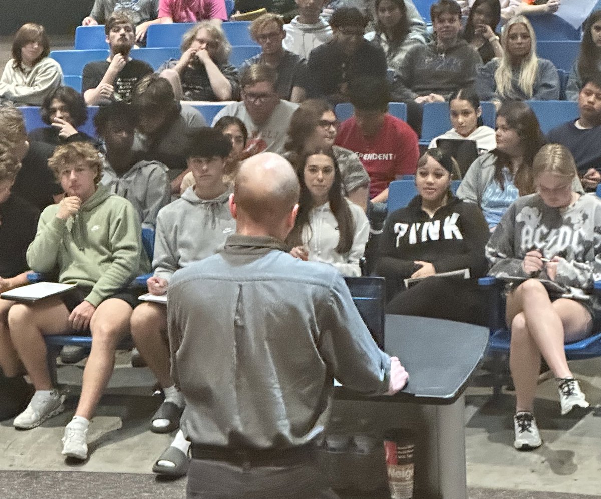 Special thanks to Mr. Connor Hester from <a href="/6News/">WATE 6 On Your Side</a> for speaking to our Freshman and CTE students this past week about the skills required and career opportunities in Digital Arts and Audio/Video Production #CareerReady