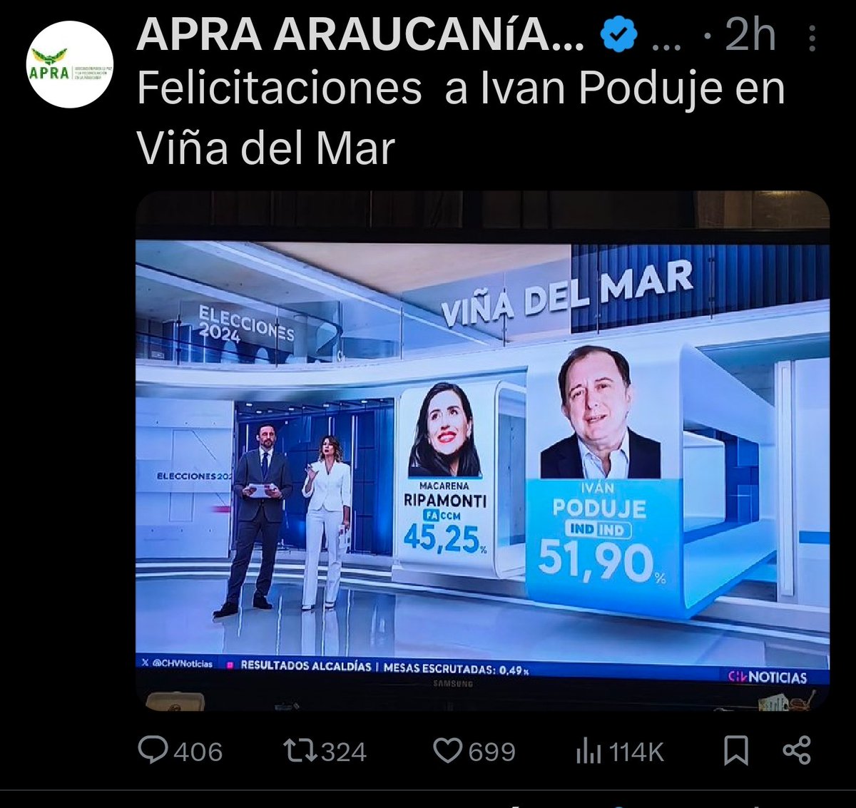 panxulotote's tweet photo. Esto es en buen chileno " 𝕝𝕚𝕞𝕡𝕚𝕒𝕣𝕤𝕖 𝕝𝕒 𝕣𝕒𝕛𝕒 𝕒𝕟𝕥𝕖𝕤 𝕕𝕖 𝕔𝕒𝕘𝕒𝕣 " 😂
Qué manera de dar la cacha los de @aprachile ,pasen y disfruten 👇🏻😎😅
#Piduye
#MacaRipa
#VinadelMar
#EleccionesMunicipales2024 https://t.co/C6bDXo7H3Q