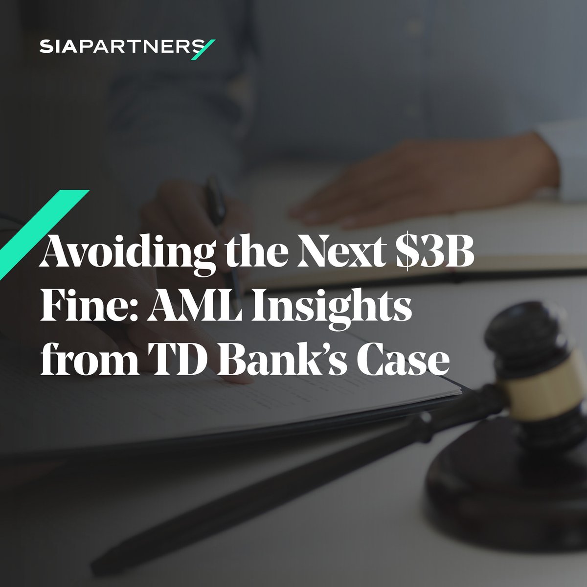 SiaPartners's tweet photo. TD Bank was recently fined $3B for failures to comply with applicable BSA/AML standards. At Sia Partners, we explore key lessons and how AI-driven compliance can help mitigate risks and avoid penalties.

Learn more: https://t.co/V28QHcRF5y

#AML #Compliance #RiskManagement https://t.co/2sMYygQllb