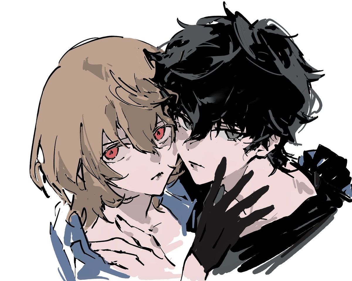 kaninn's tweet photo. 主明   #p5r https://t.co/sOFdkl4Esb