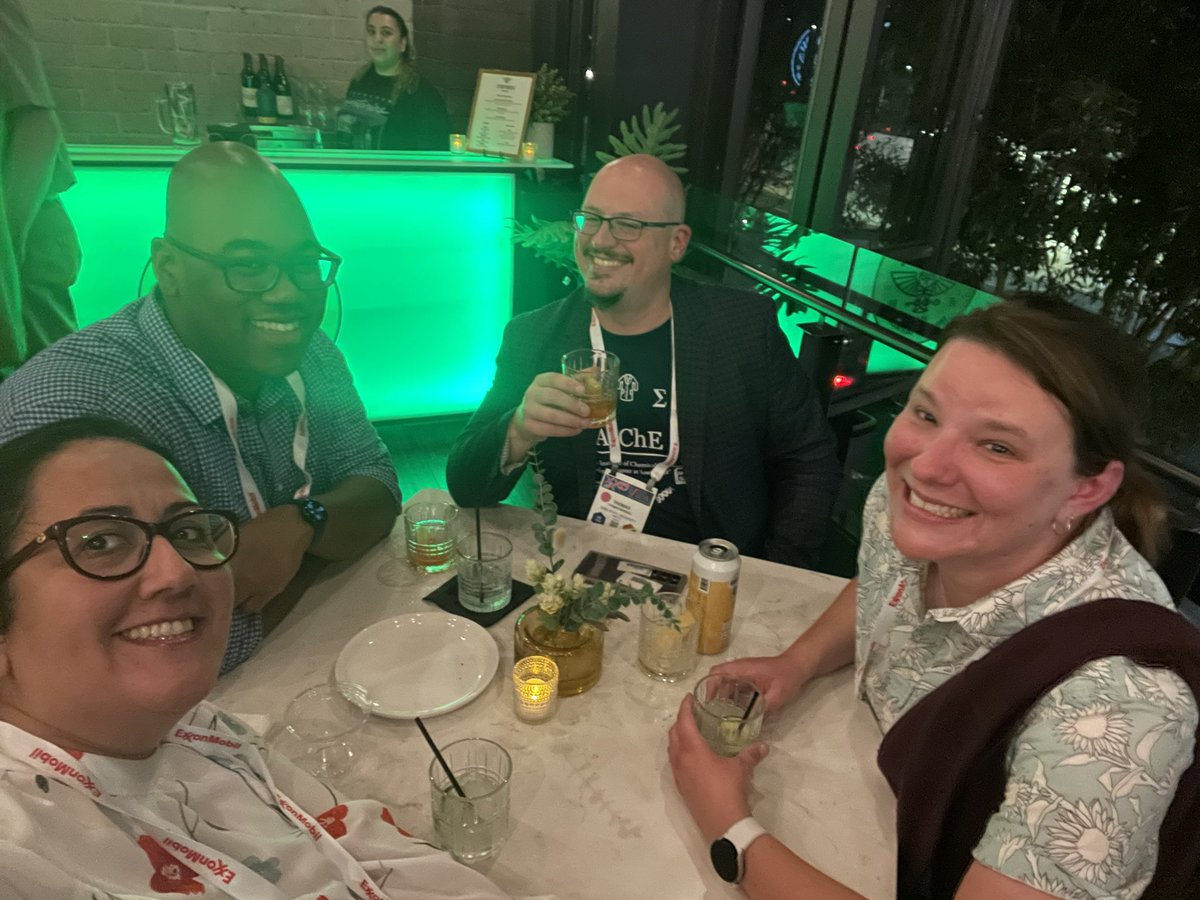 With great friends at <a href="/ChEnected/">American Institute of Chemical Engineers (AIChE)</a> <a href="/drksolomon/">Kevin Solomon (drksolomon.bsky.social)</a> <a href="/mrmansell/">Tom Mansell</a> <a href="/cemills3/">Dr. Carolyn Mills</a>