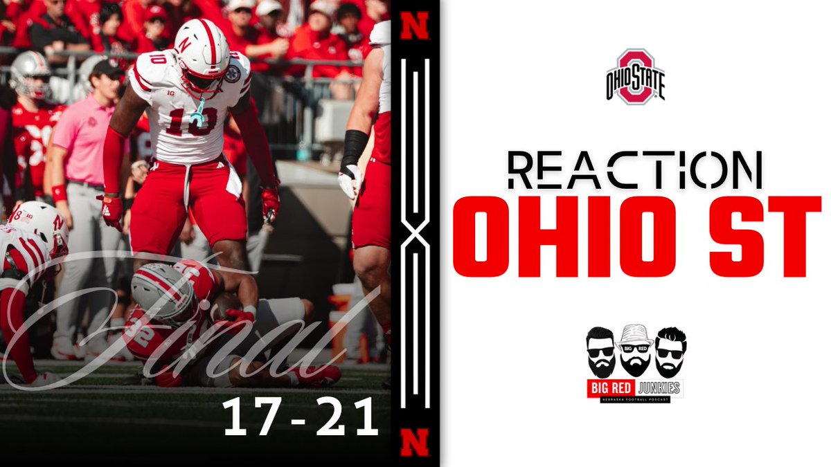 NO MORAL VICTORIES
Nebraska vs Ohio State REACTION

Full Show📺: youtu.be/s-9g10Jbg9g

#gbr #nebraska #huskers #rhuleaid