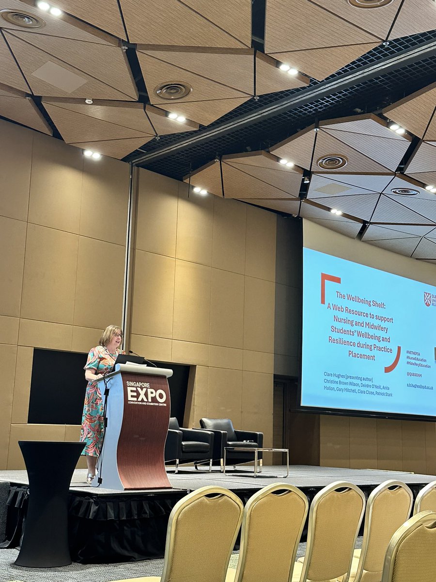 crbrownwilson's tweet photo. Promoting #Resilience in #nursing #students - brilliant presentation from @ClareHughe35895 @QUBSONM to kick off #NETNEP24 @NETNEPCONF in #Singapore 👉https://t.co/57vTUWY0p2 https://t.co/0TVMuJevwR