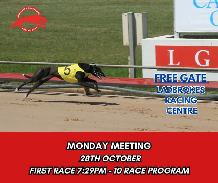 RACING THIS MONDAY NIGHT 

10 RACES - LGRC MEMBERS MEAL DEAL 

Enjoy night greyhound racing with a restaurant that offers home-cooked style quality meals, with Bar and Tote Facilities located on level 2 in the Grandstand.

Fields and Form here: bit.ly/4hfINi5