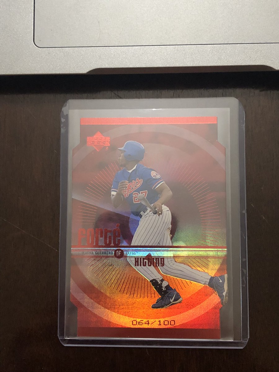 ZKlingsta's tweet photo. Went digging through a childhood card shoebox this weekend— cool Vlad Guerrero Sr find. https://t.co/z89tq0s9FS