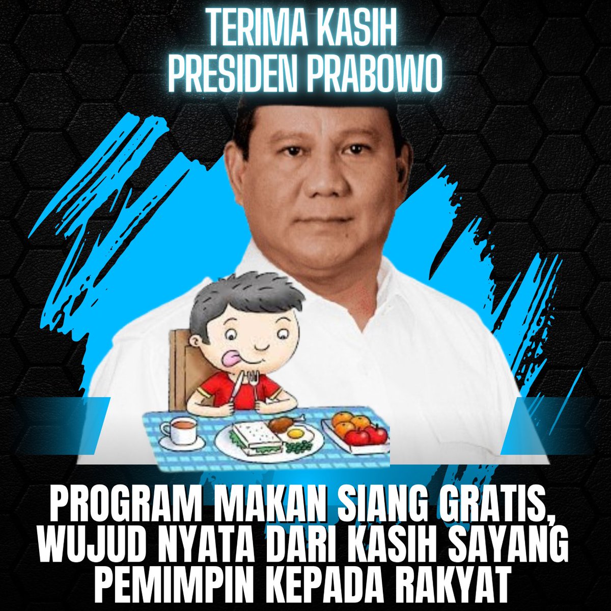 cutsarah's tweet image. Program makan siang gratis merupakan bentuk nyata dari kepedulian pemimpin terhadap kesejahteraan rakyatnya, khususnya anak-anak dan generasi muda. #harisumpahpemuda2024 #indonesiabersinar #ProgramKesehatan #ProgramUnggulPrabowo