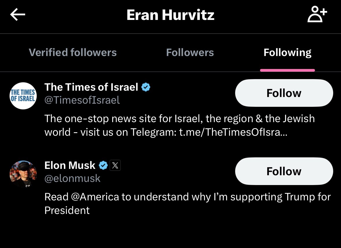 zesqyb's tweet photo. @9mmScorpion ain’t no way these are the 2 people he follows HAHAHAHAHA https://t.co/IoGJlWw5mY