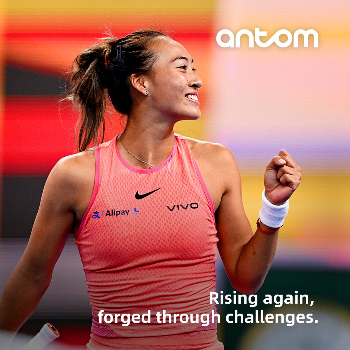 antompayments's tweet photo. 🏆 She’s unstoppable! Congrats to our brand ambassador, Zheng Qinwen, for her Toray Pan Pacific Open win and WTA Finals spot! Her fire inspires us at Antom as we break boundaries in payment solutions—together, we rise! 🌟
#Antom #QinwenZheng #WTAFinals #TogetherWeRise https://t.co/VicN9rf06p
