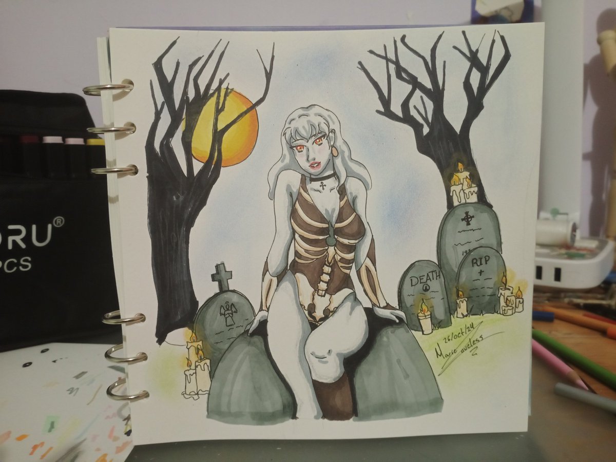 MarieLoveless5's tweet photo. Dia 26  haciendo dibujitos randoms 

#drawtober2024 #drawing #inktober #drawtober #dibujitos #dibujo #drawtoberchallenge #fypシ #fypage #parati #october https://t.co/yY9TOgGt31