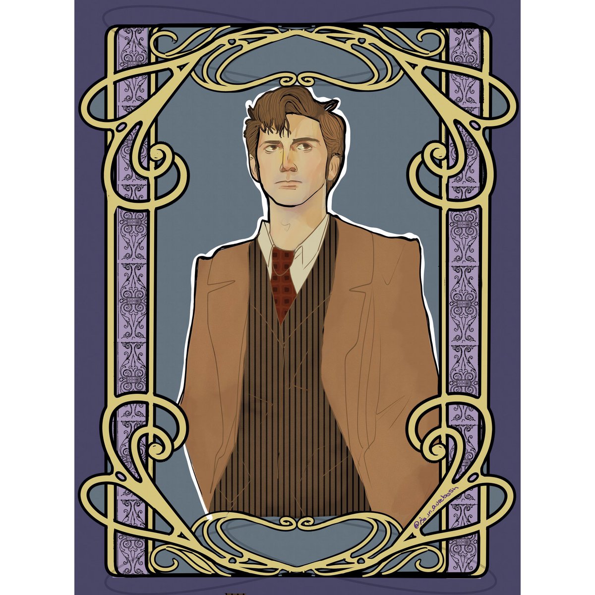 10💙💙💙💙 commissions are open!

#doctorwho #tenthdoctor #davidtennant #artnouveau #art #digitalart #fanart #drwho #drawing #commissionsopen