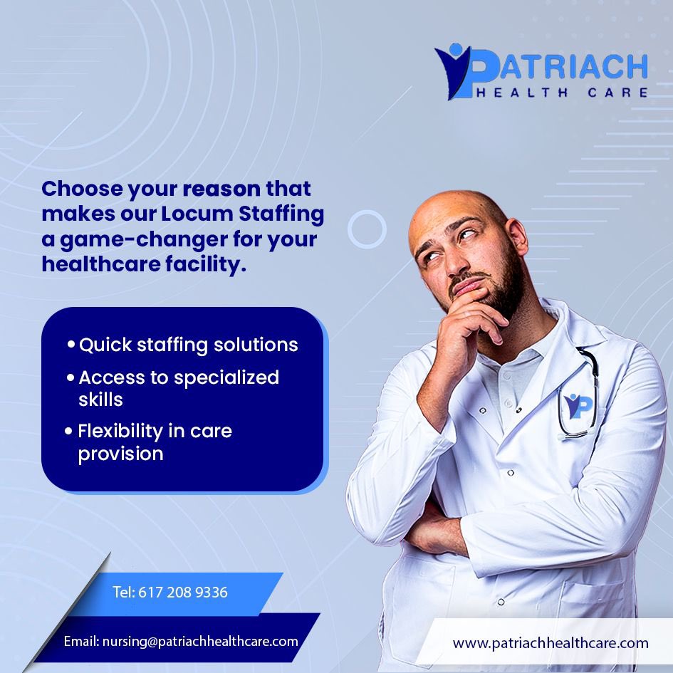 PatriachHC's tweet photo. The magic of our Locum Staffing is in the differences we make! 
 
Drop your top reason in the comments and let’s shine a light on how we’re transforming healthcare for the better.
 
#PatriachCare #LocumStaffing #MondayVibes https://t.co/IlH9oTUDQs