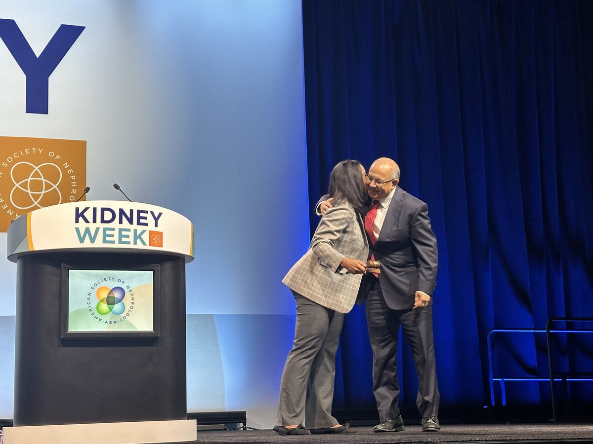 SusanQuaggin's tweet photo. #KidneyWk business meeting 2024: a joyful ☮️ transfer of power &amp; recognition of the amazing Dr Patrick Nachman &amp; ⁦@MichelleJTx⁩!! @DrDeidraCrews &amp; ⁦@proychaudhuryMD⁩ continuing on as immediate past president &amp; prez!! the future of ⁦@ASNKidney⁩ is 💫 ⭐️ https://t.co/Abzga62RHR