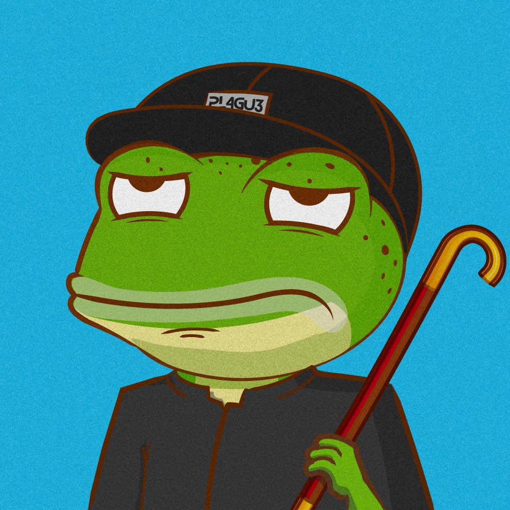 Stole this OG and added it to my frog bag. He’s a handsome feller. 

The OGs definitely hit different. 

<a href="/ThePlagueNFT/">The Plague Of Frogs 🐸</a> 
#ribbit