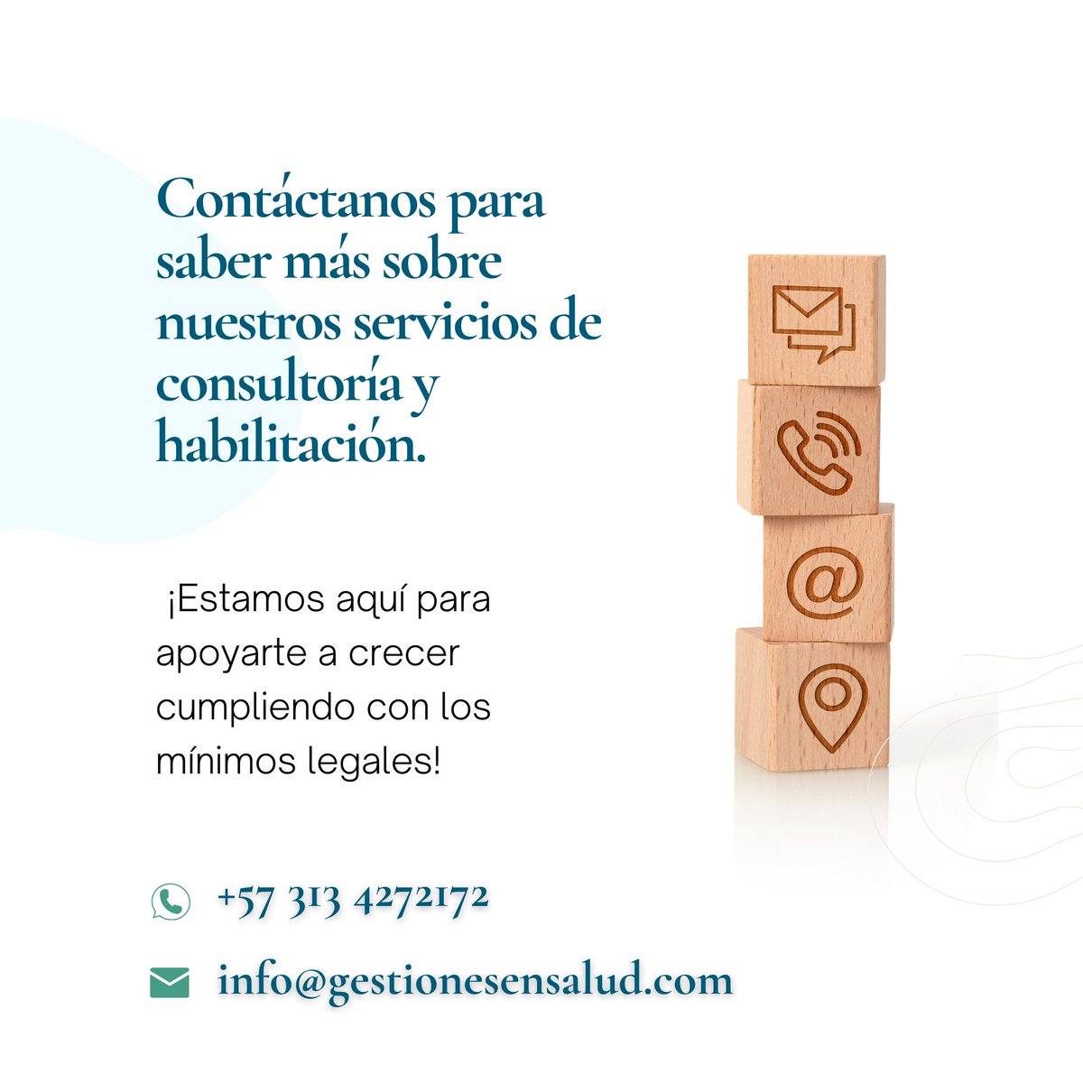 GESTIONESSALUD's tweet photo. ¿Te interesa llevar la eficiencia y calidad de tu clínica al siguiente nivel? 🏥✨ Nuestro servicio de consultoría en habilitación en salud te acompaña a optimizar procesos, mejorar la atención al paciente y asegurar el cumplimiento de estándares de calidad y seguridad. 🌟 https://t.co/l1wqMVuSq8