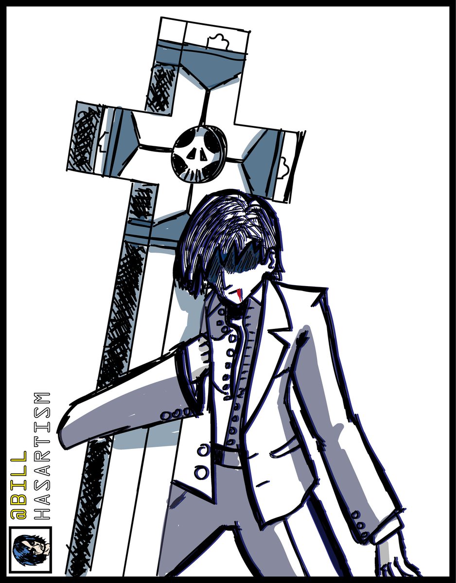 billhasartism's tweet photo. Day 28, Nicholas D Wolfwood, if you're familiar with this scene... I'm sorry. If not, why not? Go watch Trigun! It's great!
#Postober #PostoberChallenge #inktober #trigun #wolfwood #vashthestampede #studiomadhouse #anime #digitalart #trigunstampede #yasuhironightow https://t.co/2LZpjgYBxK