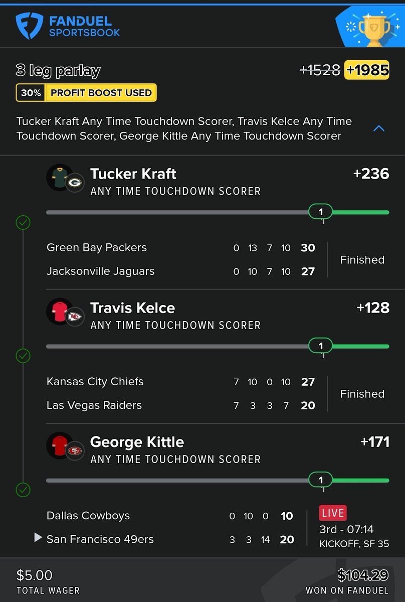 thuggish_g's tweet photo. @CodyBrownBets Hit another TE parlay using your data sheet, Thank you https://t.co/YsqrY2IIXr