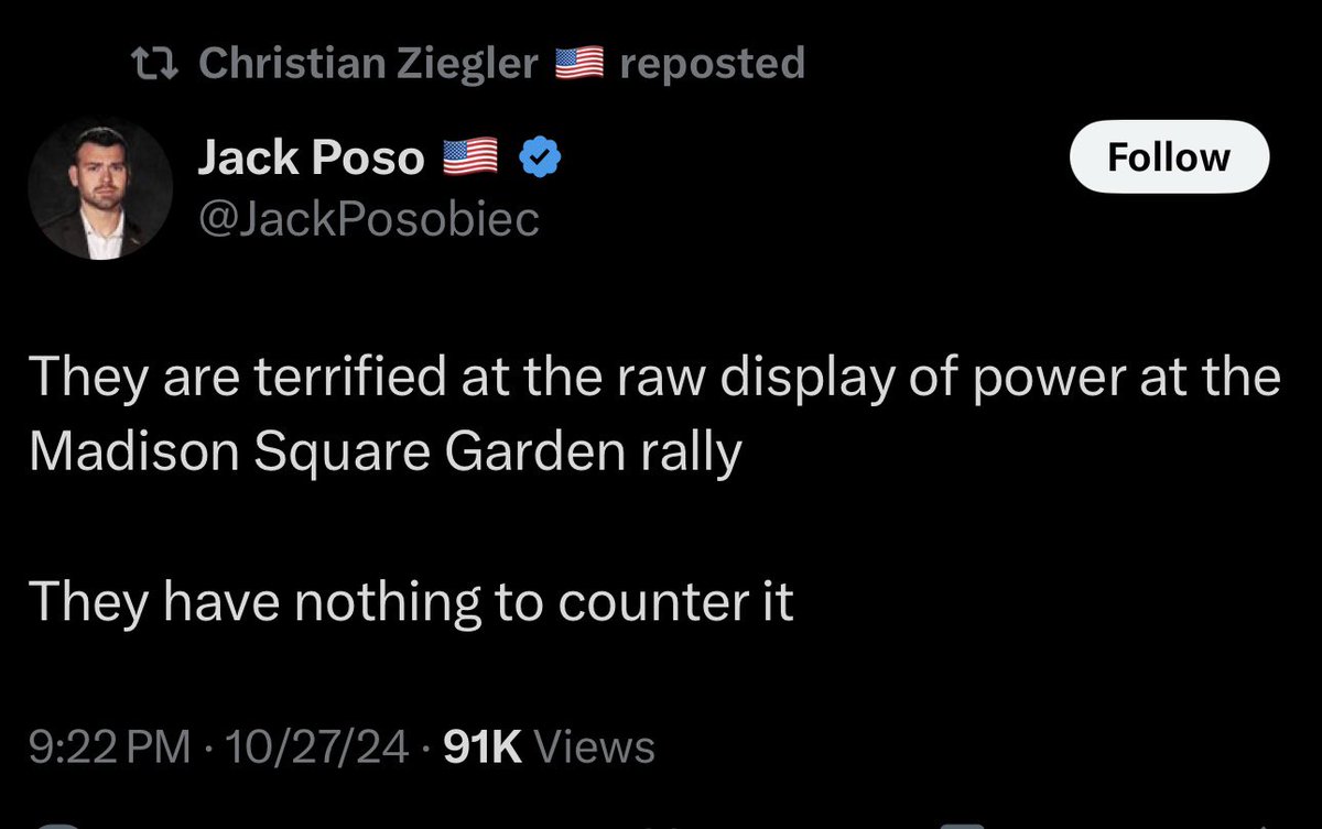 Especially when that one dude held up the cross and started yelling that Kamala is the Antichrist and Satan. That was pretty spooky.