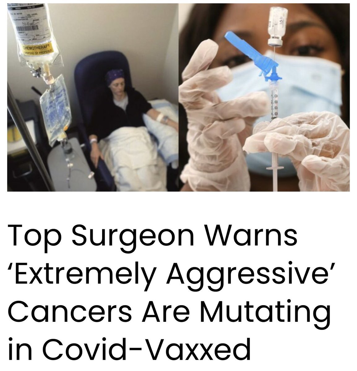 A leading surgeon has warned that “extremely aggressive” cancers with a “different biology” are rapidly forming, spreading, and mutating into “never seen before” forms of the deadly disease in people who have been “vaccinated” for Covid.
Dr. James Royle is a colorectal and