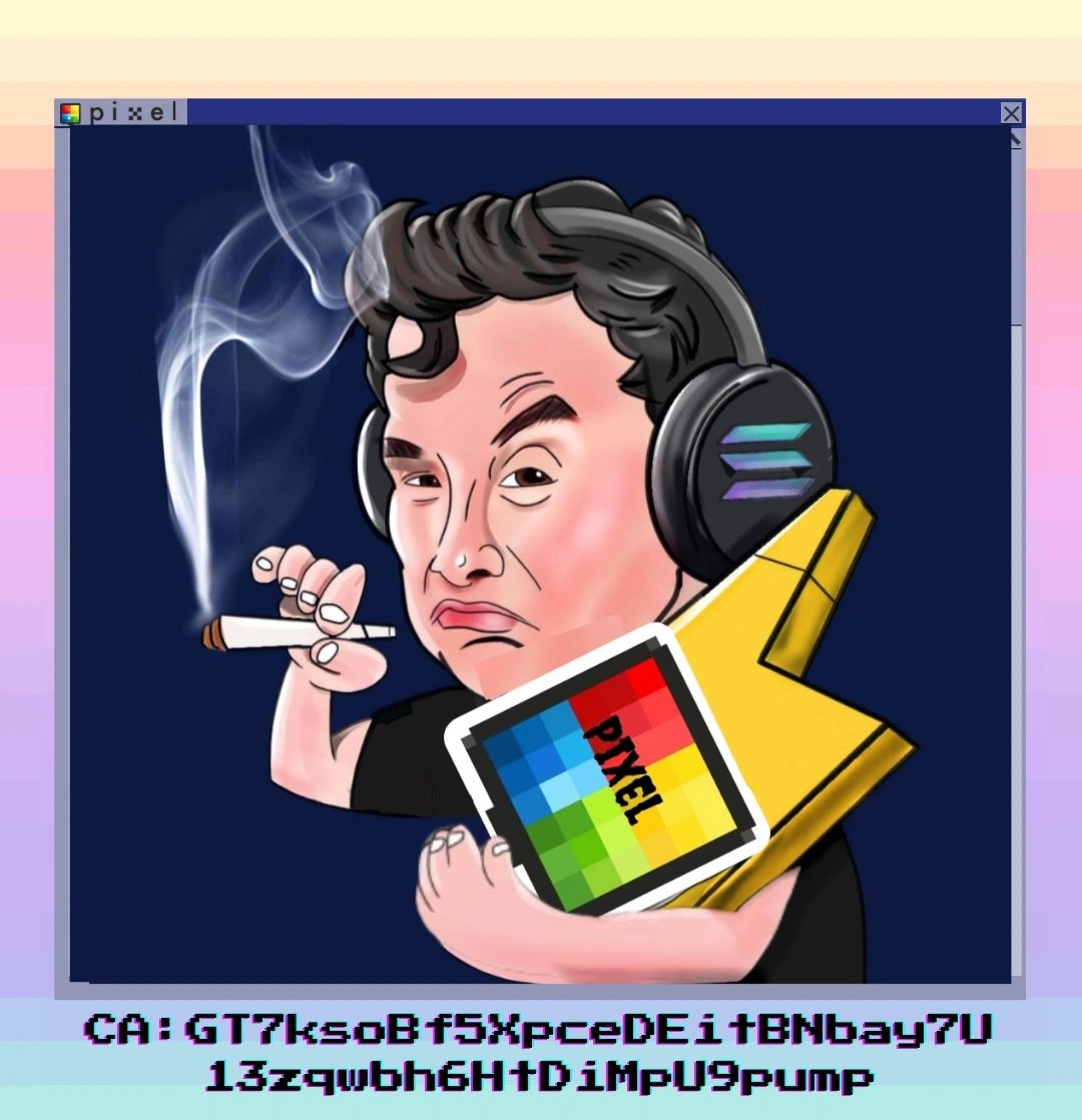 Batarawishnu90's tweet photo. @paintapixel2
REPEAT FOR ME:
I WILL NOT SELL $PIXEL AT 50 BILLION MARKETCAP
I WILL NOT SELL $PIXEL AT 50 BILLION MARKETCAP
I WILL NOT SELL $PIXEL AT 50 BILLION MARKETCAP
#PixelMemes #PaintPixel
https://t.co/WNhEfILoMn https://t.co/YezBiRiDNH