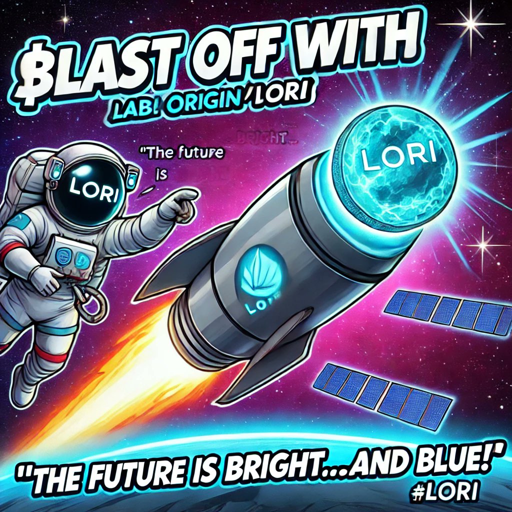 LabaiOrigin's tweet image. &quot;Introducing the cosmic fuel of the future: $LORI! 🔥 Get in before we blast off to a whole new galaxy! 📷#BlueIsTheNewGold #LabaiSpace #CryptoLaunch&quot; #BTC #crypto #Solana #SolanaMemcoin